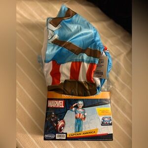 Marvel Captain America Kids Halloween Costume NWT 3T-4T 2 Piece Set